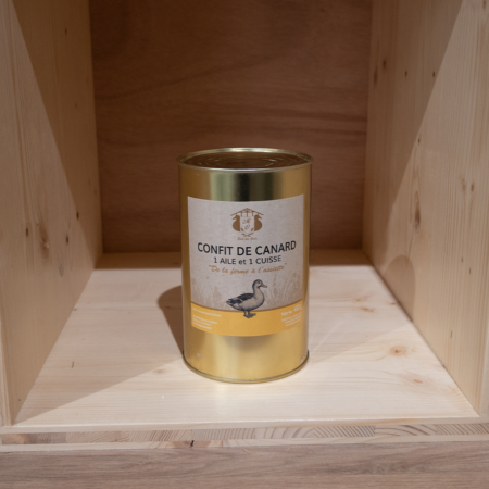 Confit 1 aile + 1 cuisse 450g