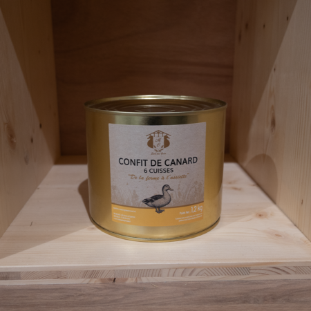 Confit 6 cuisses 1,2kg