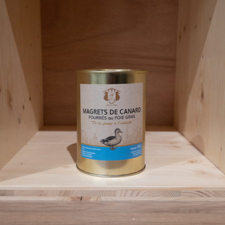 Magrets fourrés au foie gras 800g